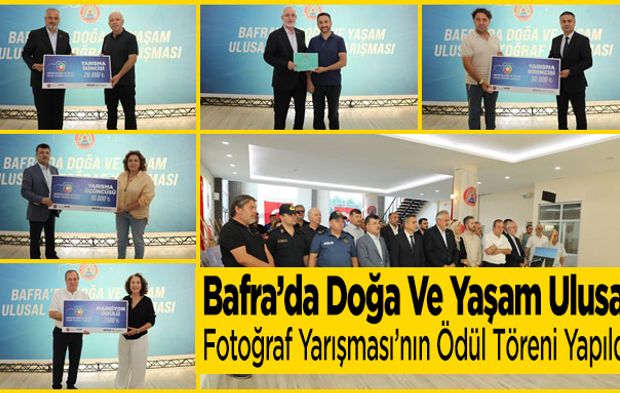Bafra’da Doğa Ve Yaşam Ulusal Fotoğraf Yarışması’nın Ödül Töreni Yapıldı