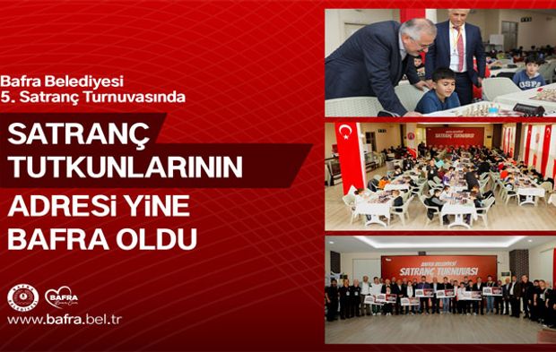 Satranç Tutkunlarının Adresi Yine Bafra Oldu