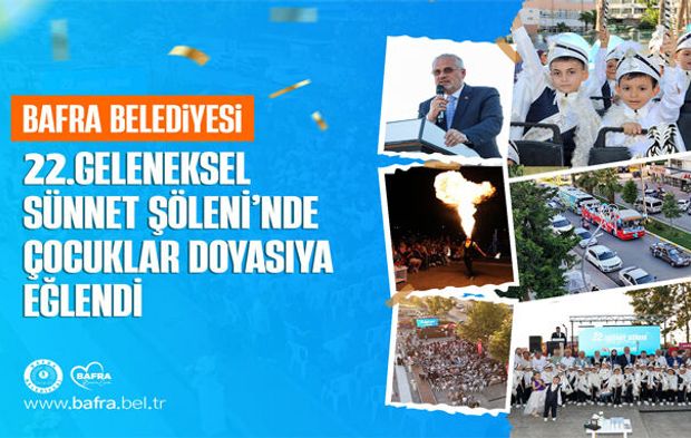 22. Geleneksel Sünnet Şöleni’nde Çocuklar Doyasıya Eğlendi