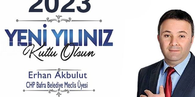 Erhan AKBULUT'tan Yeni Yıl Mesajı