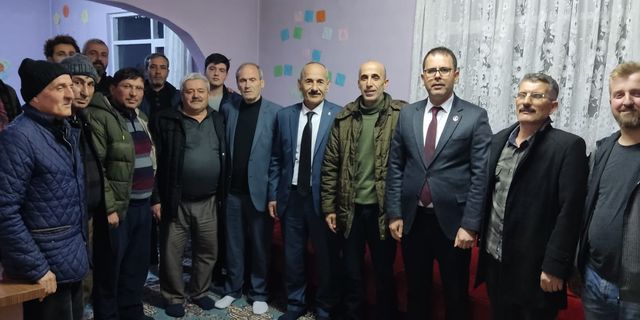 Tepecik, Sarıçevre ve İkizpınar Seçmeni Milletvekili Adayı Bahadır Şahin'ı Bağrına Bastı