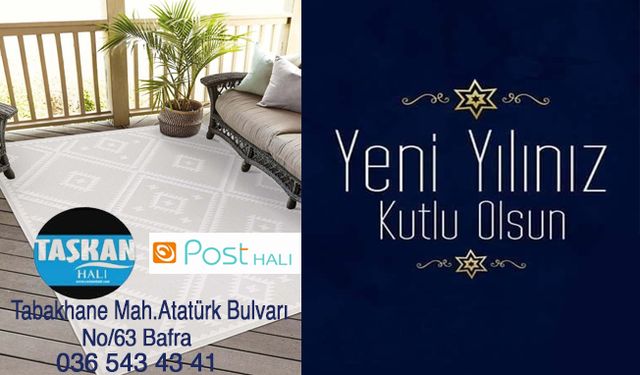 Taşkan Halı:Yeni Yılınız Kutlu Olsun