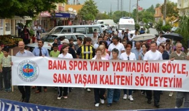 Bozyazılılar Sağlık İçin Yürüdü 