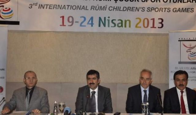 Konya’da 3. Uluslararası Rumi Çocuk Spor Oyunları Başlıyor