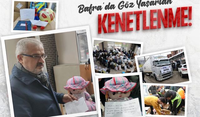 BAFRA’DA GÖZ YAŞARTAN KENETLENME