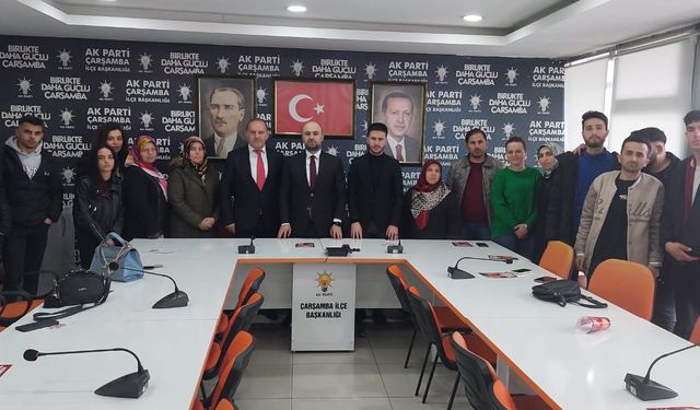 AK Parti Samsun Milletvekili Aday Adayı Ömer Çapoğlu  AK Parti ilçe teşkilatları ziyaretlerine devam ediyor.