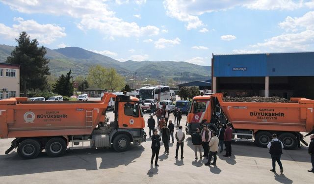 Samsun'da Kamyon şoförlerine özel eğitim