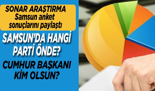 Samsun anketinin sonuçları açıklandı! Hangi parti..