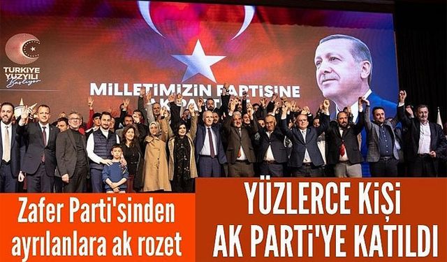 Zafer Parti'sinden istifa edenler AK Partiye katıldı