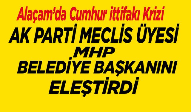 AK Parti Meclis üyesi MHP'li belediye başkanını topa tuttu