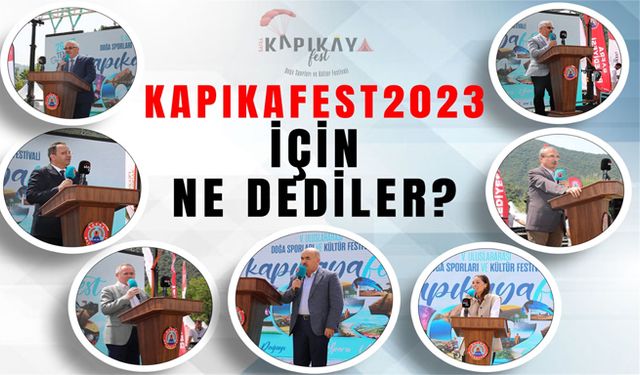 Kapıkafest 2023 İçin Ne Dediler?