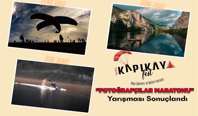 KAPIKAYAFEST 2023 FOTOĞRAFÇILAR MARATONU YARIŞMASI SONUÇLANDI