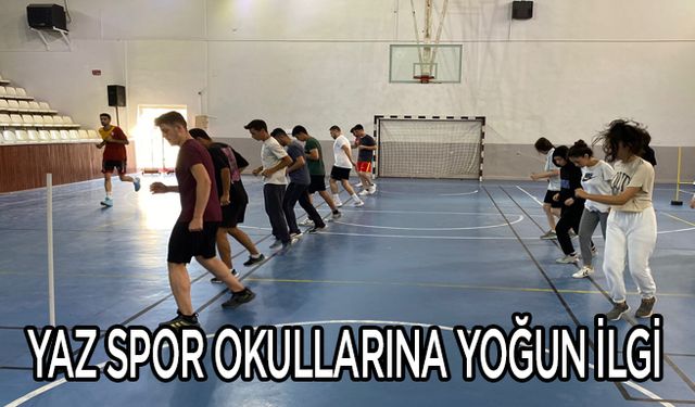 Yaz Spor Okullarına Yoğun İlgi