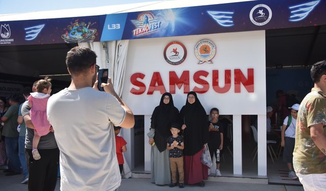 Teknofest Ankara’da Samsun Standına Büyük İlgi