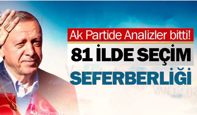 81 ilde 350 anket…  İşte AK Parti'nin yerel seçim planı!