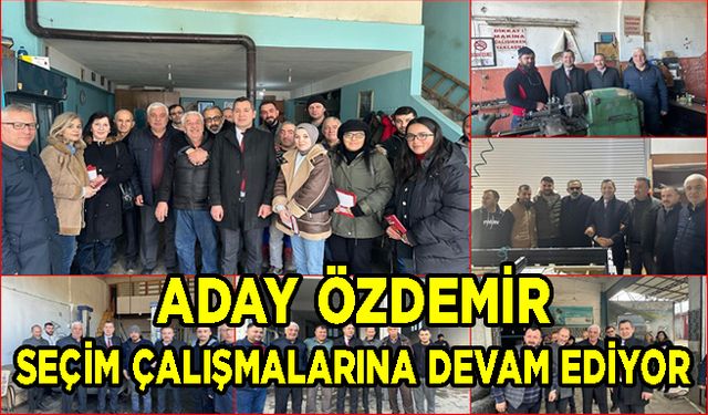 Cumhur İttifakı'nın Alaçam Belediye Başkan adayı Ramazan Özdemir seçim çalışmaları kapsamında  Alaçam'da ziyaretlerde bulundu.