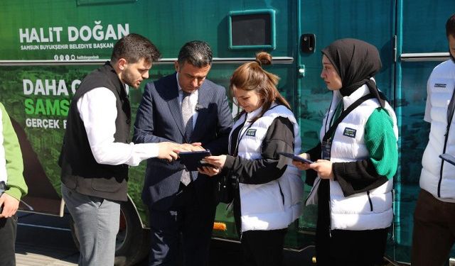 Samsun Büyükşehir Belediye adayı Halit Doğan Şehrine Fikrinle Yön Ver çalıştayı düzenledi