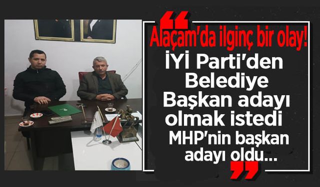 Samsun’un Alaçam ilçesi’nde ilginç bir olay yaşandı!