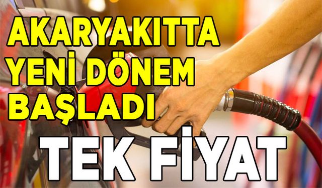 Akaryakıtta yeni dönem başladı! Tabelalar değişti