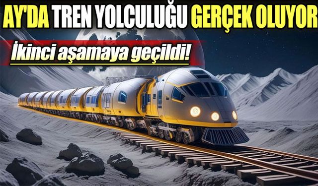 Ay'da tren yolculuğu gerçek oluyor