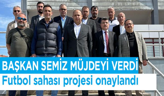 AK Parti Bafra İlçe Başkanı İbrahim Semiz,Spor tesislerinin projesi onaylandı..