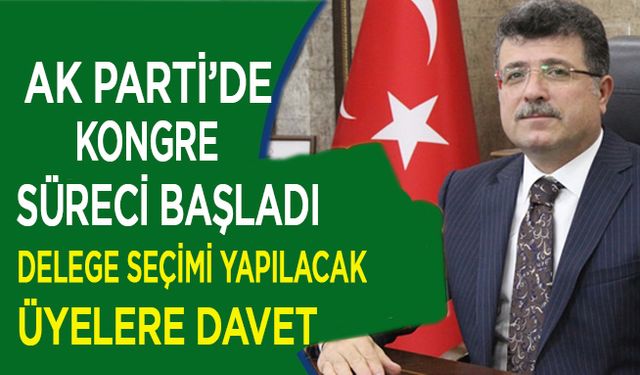 AK Parti Bafra’da 21 Eylül’de  Delege seçimi yapılacak