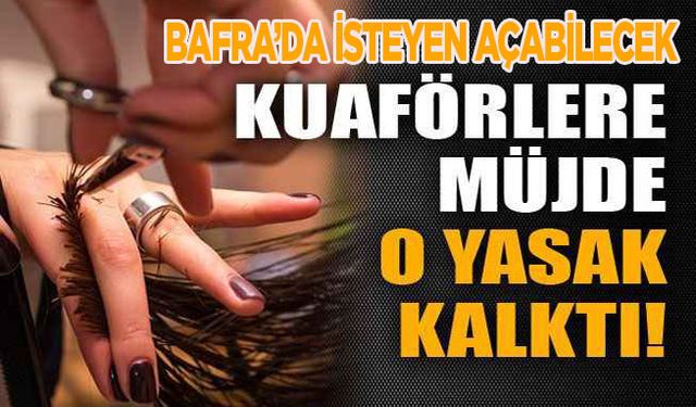 Kadın kuaförlere yasak kalktı