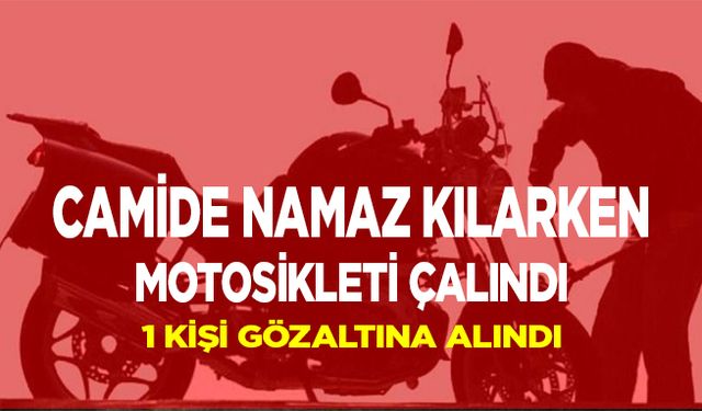 Bafra'da camiden motosiklet çaldığı iddiasıyla bir kişi yakalandı