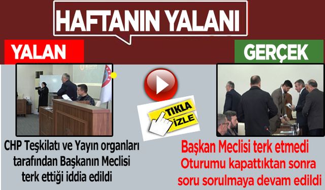 Başkan Meclisi terk etti iddiaları yalan çıktı