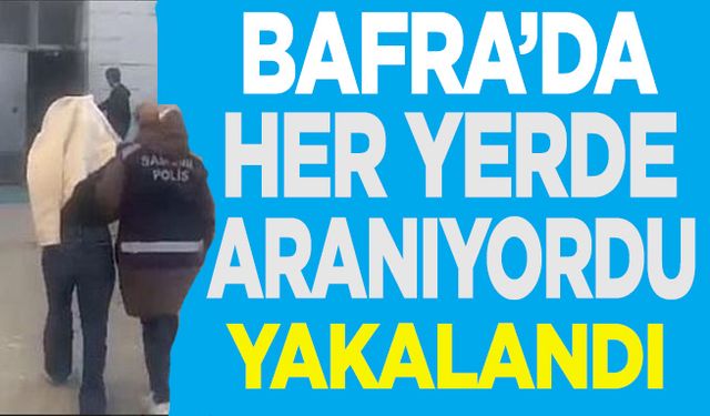 Bafra'da hırsızlık yapan şüpheli Kadın Samsun'da yakalandı