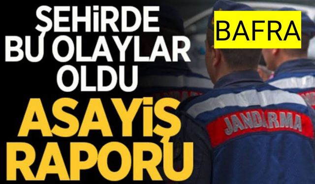 Bafra'da Rekor Operasyon, Jandarma'dan 17 Tutuklama!