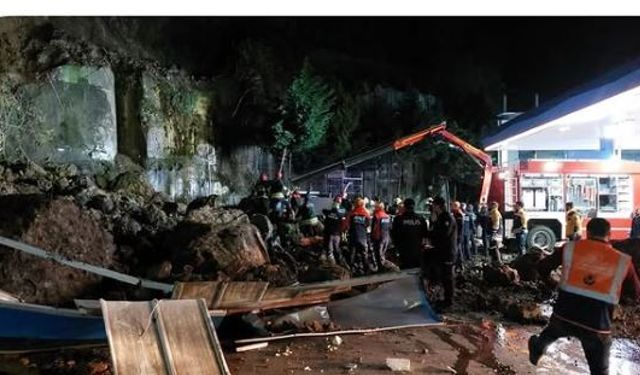 Samsun Canik'te heyelanda ölen baba ve iki çocuğun isimleri belli oldu