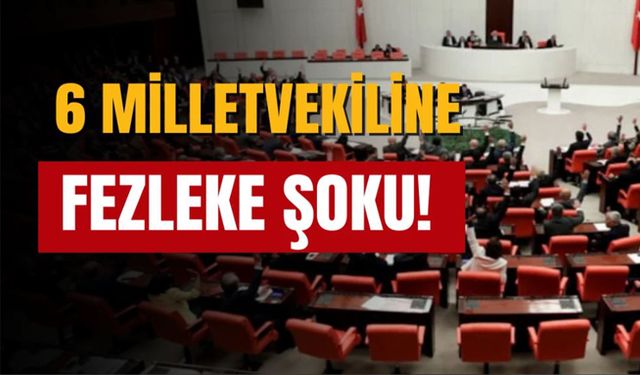 Cumhurbaşkanlığı 6 vekil için TBMM'ye fezleke gönderdi