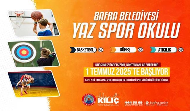 Yaz Spor Okulları Kayıtları Başladı