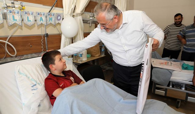 Başkan Kılıç’tan Sünnet Çocuklarına Moral Ziyareti