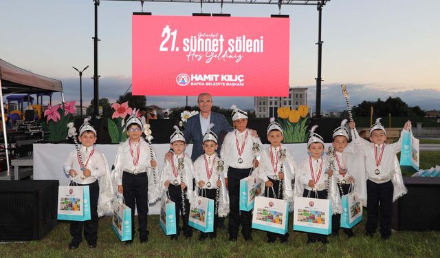 BAFRA’DA 21. GELENEKSEL SÜNNET ŞÖLENİ RENKLİ GÖRÜNTÜLERE SAHNE OLDU