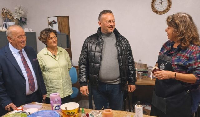 Üreten ve Geliştiren Eğitim: Başkan Kocabaş Mehmet Yıldız Halk Eğitim Merkezi’nde