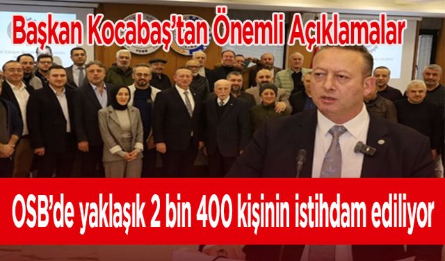 Başkan Kocabaş’tan Gazeteciler Gününde Önemli Açıklamalar