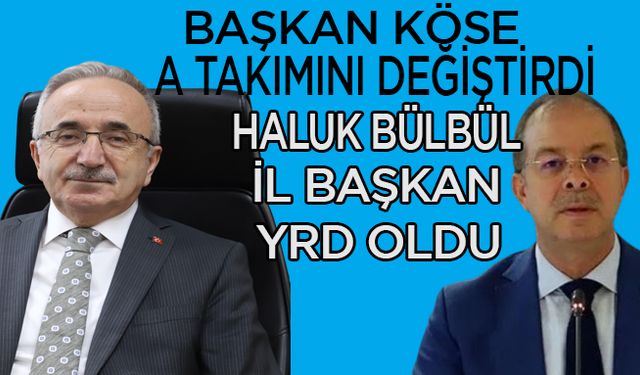 Samsun AK PARTİ’de yürütme değişti