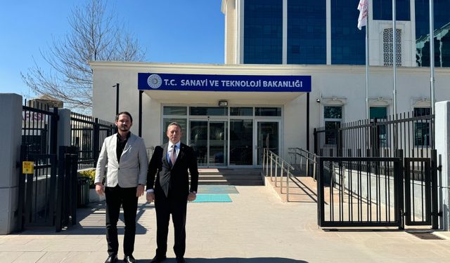 Bafra Ticaret ve Sanayi Odasın’dan Sanayi ve Teknoloji Bakanlığı’na Ziyaret