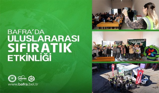 Bafra'da Uluslararası Sıfır Atık Etkinliği