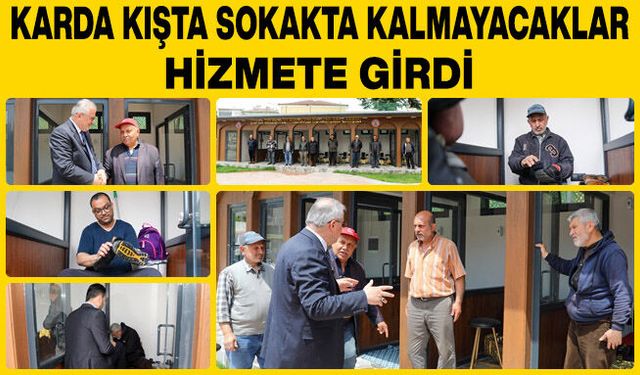 Karda kışta sokakta kalmayacaklar: Bafra’da yeni lostra salonu! Hizmete girdi