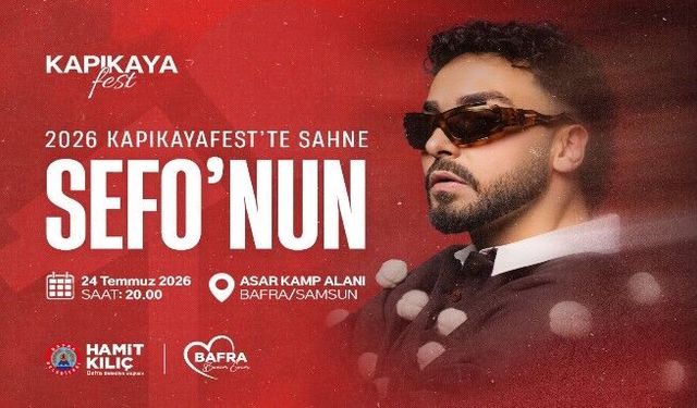 2026 KAPIKAYAFEST'TE SAHNE SEFO'NUN
