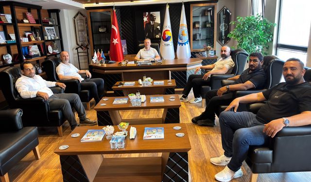 19 Mayıs Engiz Spor Kulübü’nden Bafra TSO’ya Ziyaret