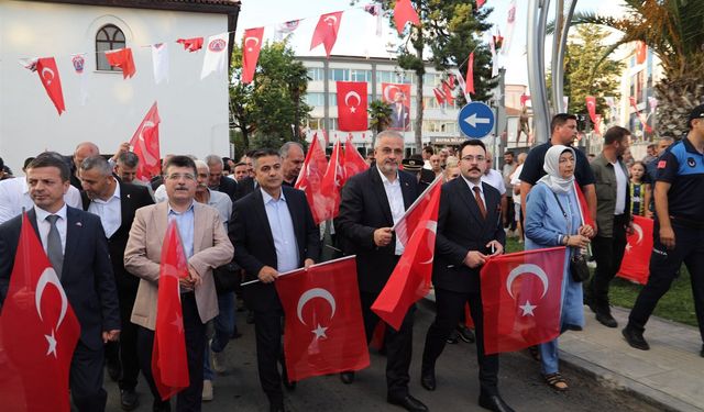 15 Temmuz Ruhu Bafra'da Bir Kez Daha Yaşatıldı