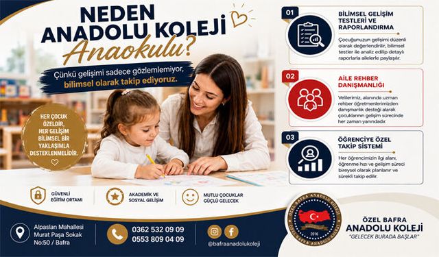 Çocuğunuzun gelişimi tesadüflere bırakılmasın…