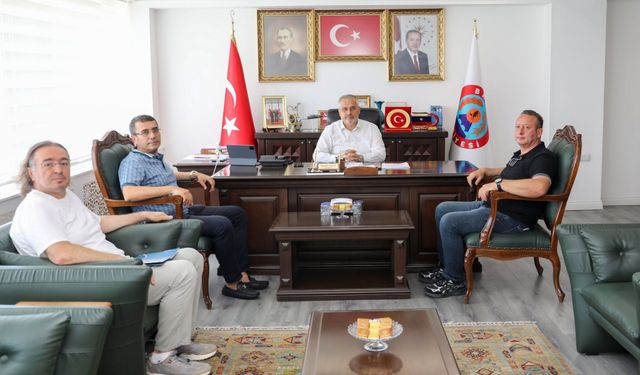 Bafra TSO’dan Bafra Belediye Başkanı Hamit Kılıç’a Ziyaret
