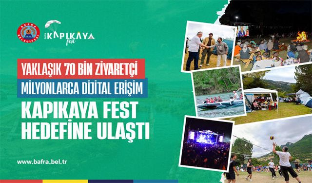 Kapıkayafest Hedefine Ulaştı
