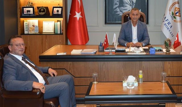 Başkan Serdal Sefa Kocabaş’tan Ticaret Borsası Başkanı Tarık Erol’a Ziyaret
