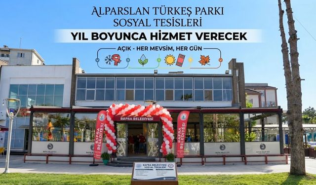 Alparslan Türkeş Parkı Sosyal Tesisleri Yıl Boyunca Hizmet Verecek